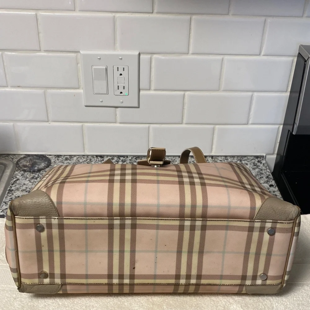 Burberry Beige Nova check Baby Bag